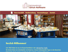 Tablet Screenshot of buch-hoffmann.de